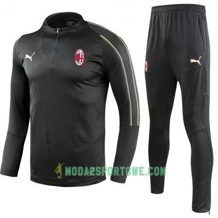 AC Milan Komplet Bluzy Treningowe Czarny 2018/19